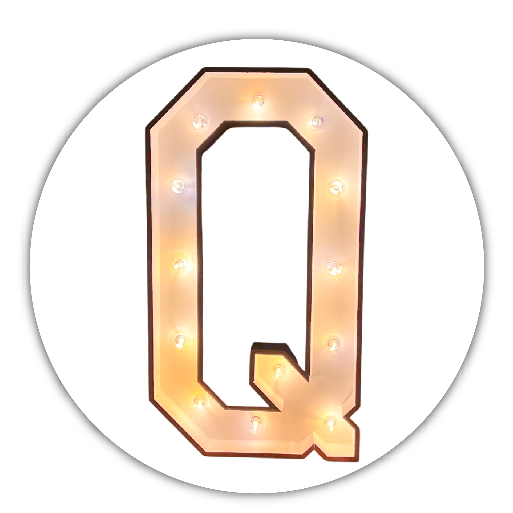 Lichtletter "Q"